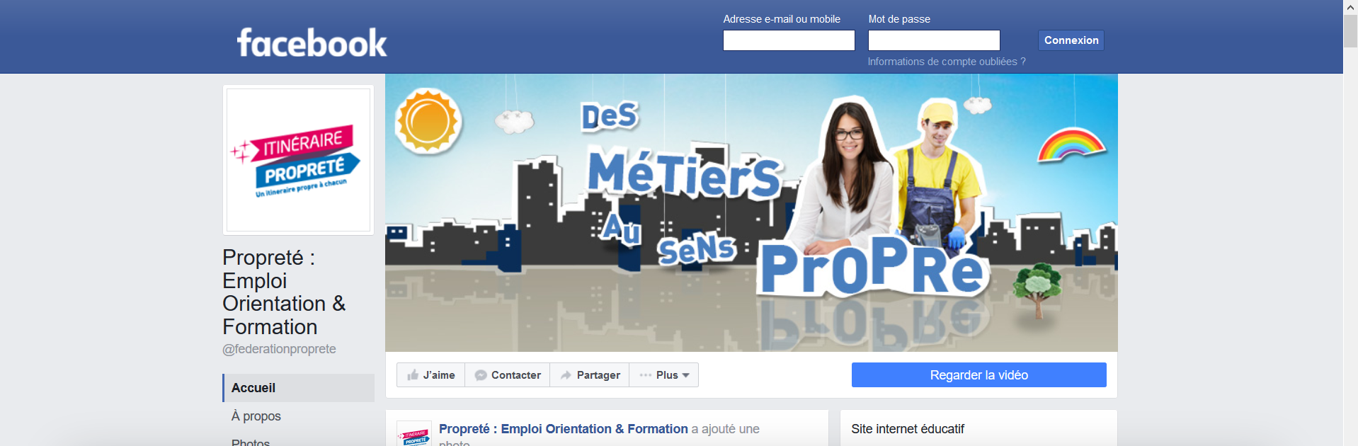 facebook Monde de la propreté - La Manane, l'agence de com pédagogique crossmedia