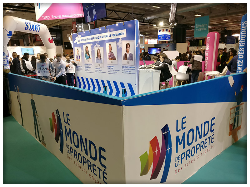 la-manane-agence de communication pedagogique crossmedia--salon-etudiant-2016-coin-stand