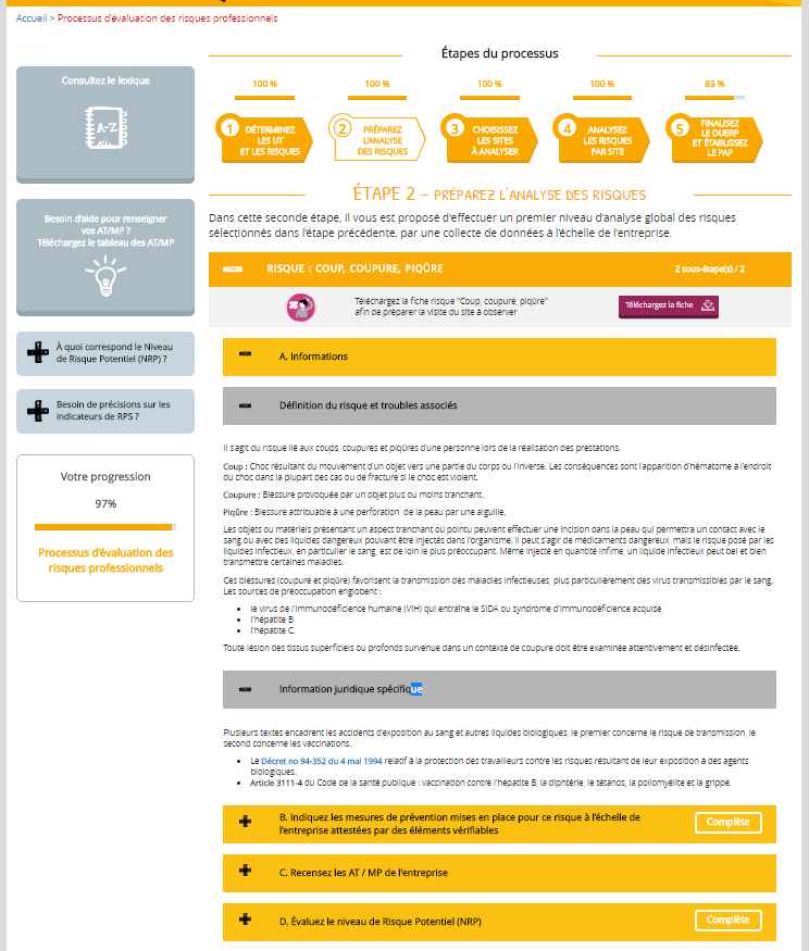 'analyse des risques - dispositif-sante et securite-la manane