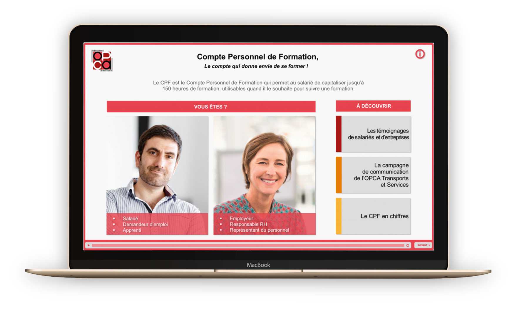 Landing-page_Campagne_CPF- La Manane, agence de communication pédagogique crossmedia