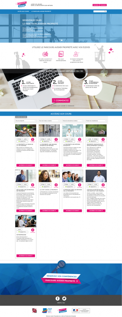 PLATEFORME PARCOURS AVENIR - HOME PAGE - LA MANANE, AGENCE DE COMMUNICATION PEDAGOGIQUE CROSSMEDIA