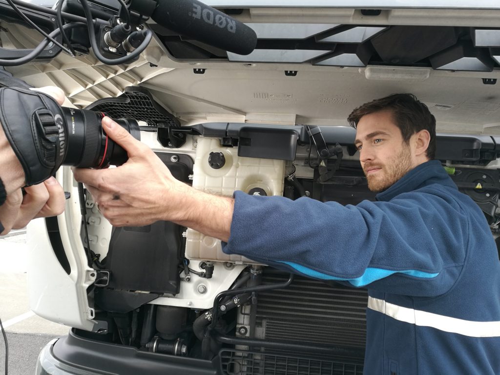 4eme jour de tournage- Serieux, c'est quoi ton métier - adec transport - la manane, agence de communication pédagogique crossmedia