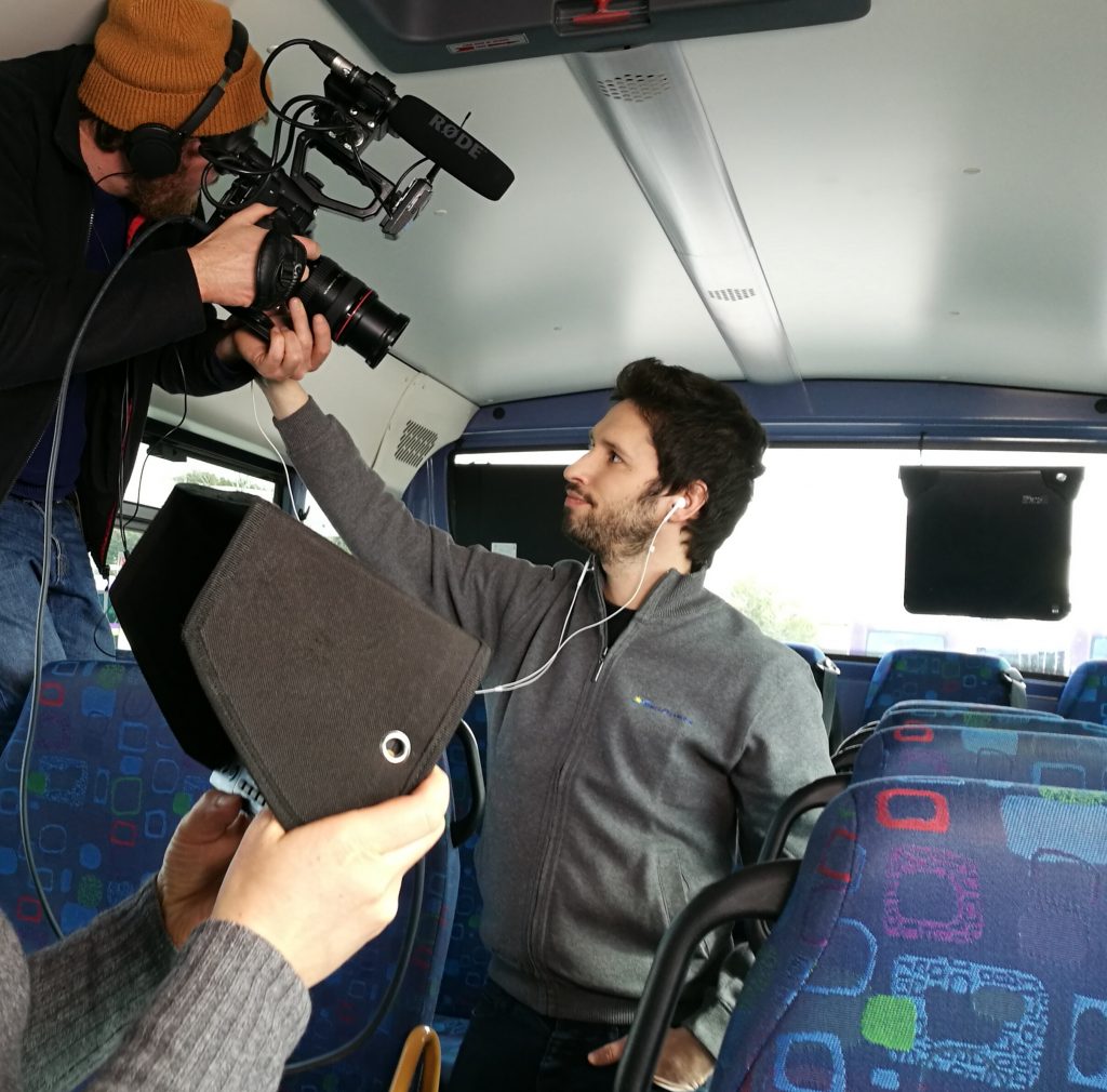 5eme jour de tournage- Serieux, c'est quoi ton métier - adec transport - la manane, agence de communication pédagogique crossmedia