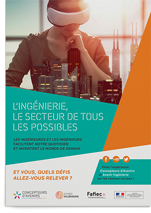 Flyer - kakemonos - syntec - ATTRACTIVITE DES METIERS - la manane, agence de communication pédagogique cros