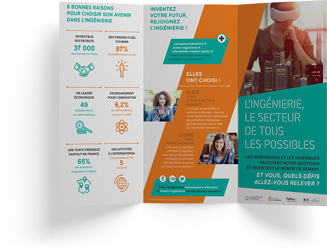 Trifold [recto] - syntec - ATTRACTIVITE DES METIERS - la manane, agence de communication pédagogique crossmedia