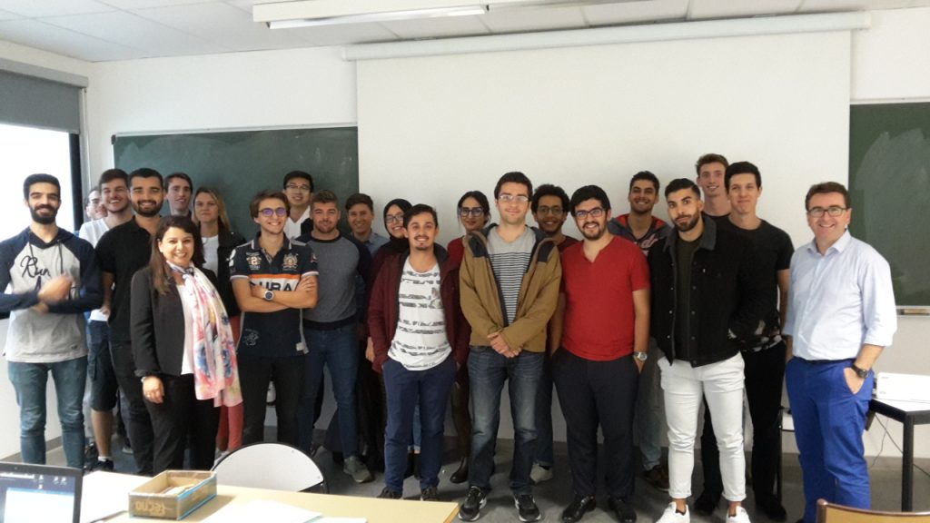 intervention à polytec - la manane, agence de communication pédagogique