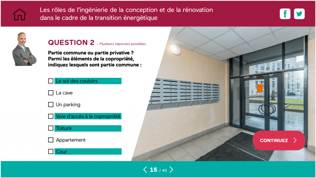 QUIZ - INGENIEUR DES COPROPRIETES - LA MANANE AGENCE DE COMMUNICATION PEDAGOGIQUE CROSSMEDIA