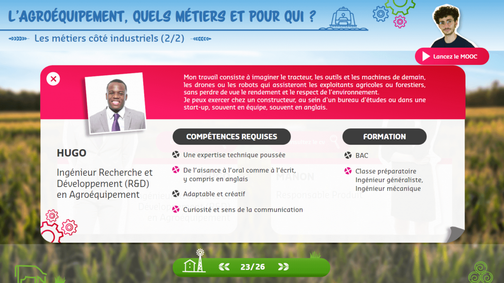 Agroéquipement - CV- la manane agence de communication pédagogique crossmedia