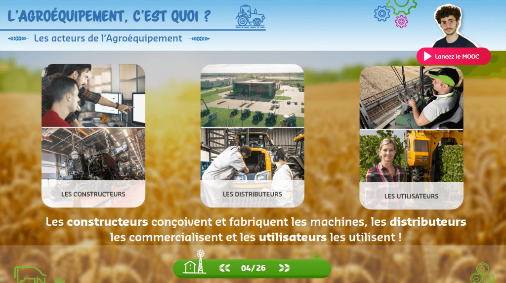Agroéquipement - les acteurs- la manane agence de communication pédagogique crossmedia