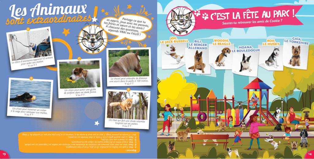 magazine- les animaux sont extraordinaires- La Manane, agence de communication pédagogique