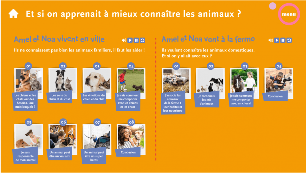 support- menu- La Manane, agence de communication pédagogique