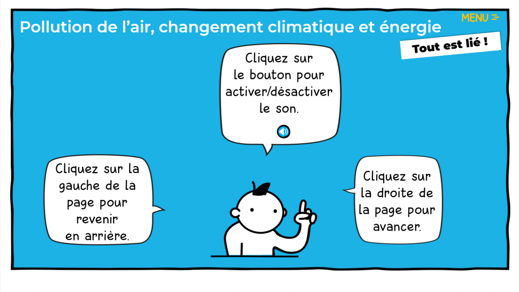 menu climaera - la manane communication pédagogique crossmedia