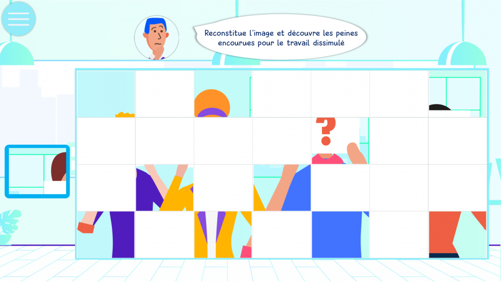 JEU URSSAF PEINES ENCOURUES- LA MANANE COMMUNICATION PEDAGOGIQUE CROSSMEDIA
