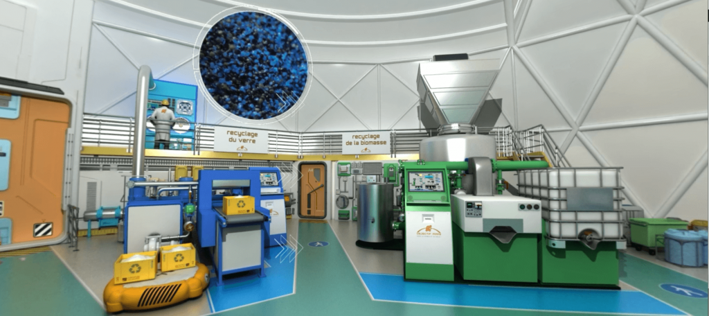 OBJECTIF MARS RECYCLAGE BIO MASSE - LA MANANE COM PEDAGO CROSSMEDIA