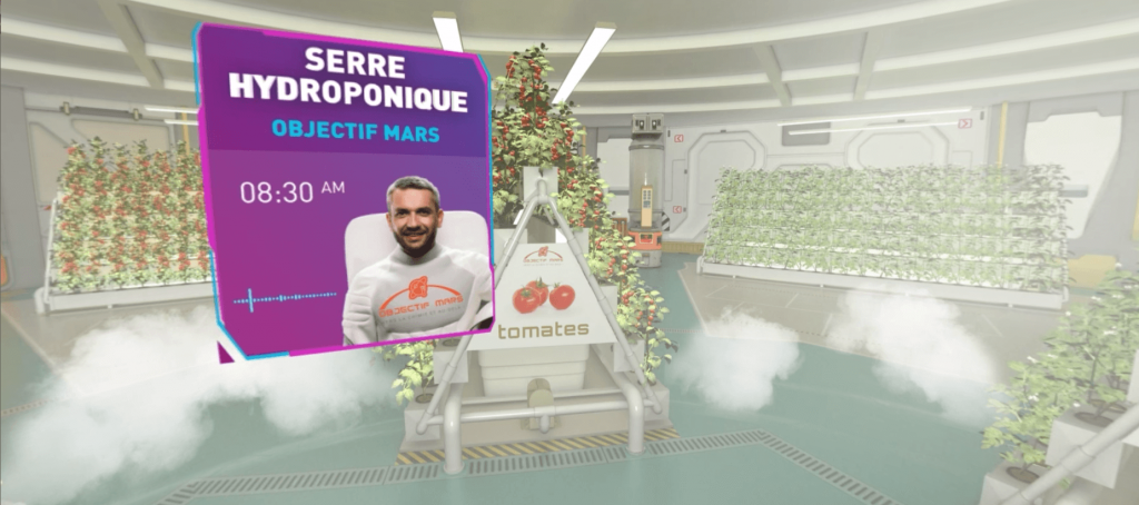 OBJECTIF MARS SERRE HYDROPONIQUE - LA MANANE COM PEDAGO CROSSMEDIA