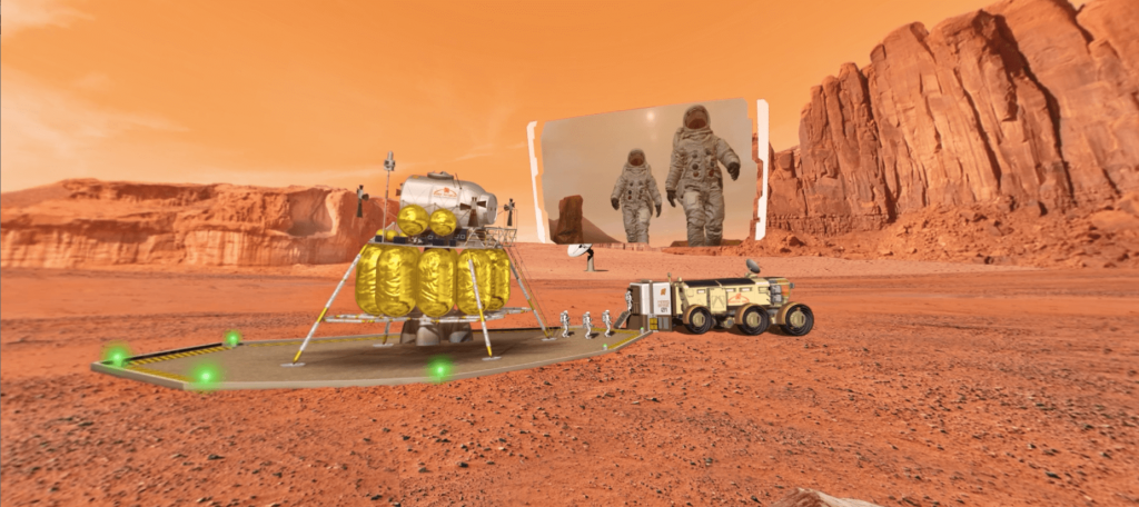 OBJECTIF MARS LANDING- LA MANANE COM PEDAGO CROSSMEDIA