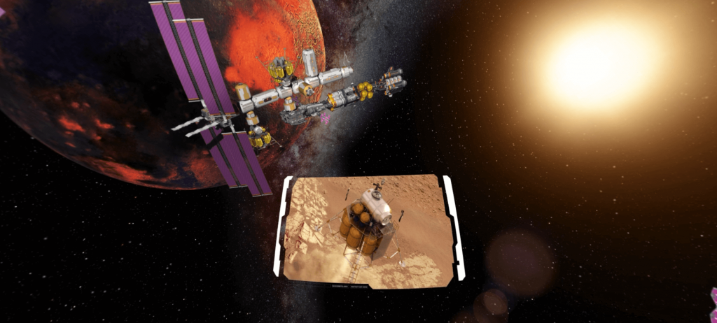 OBJECTIF MARS TRAIN SPATIAL- LA MANANE COM PEDAGO CROSMEDIA
