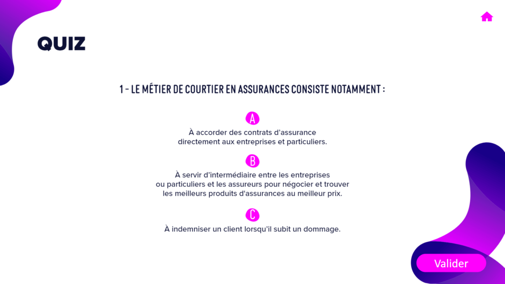 quiz - la manane, agence de communication pédagogique crossmedia