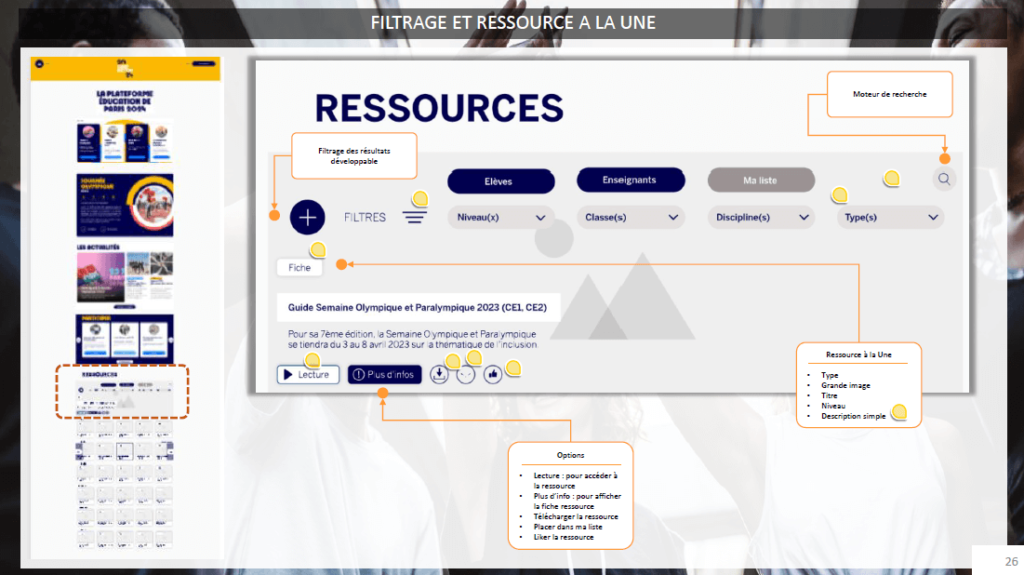 PARIS GEN 2024 - refonte de l'UX design- la manane