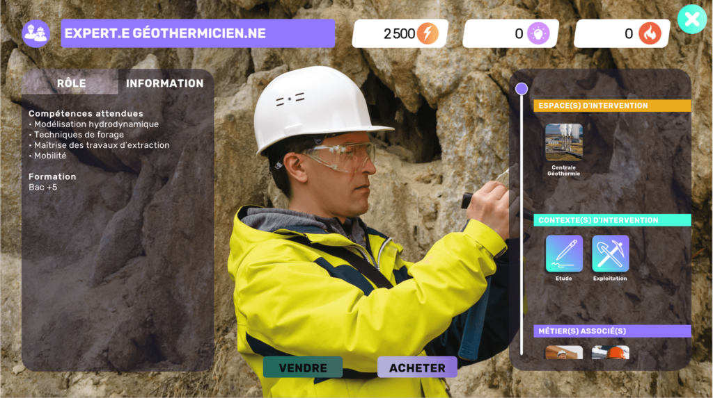 detail d'une carte énergie