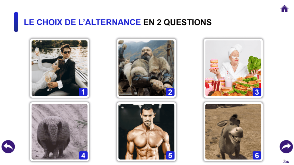 quiz alternance - la manane, agence de communication pédagogique crossmedia