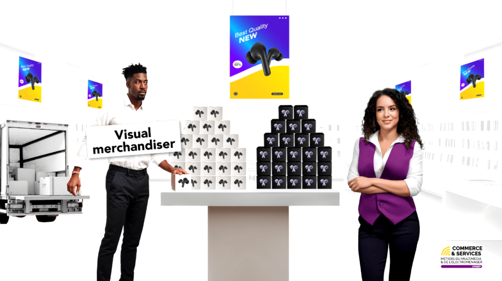 opcommerce -films métiers - electroménager multimedia -visual marchandiser-la manane