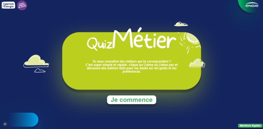 quiz_energie_lancement_la_manane :  Découvrir les métiers de l'énergie et mieux se connaître