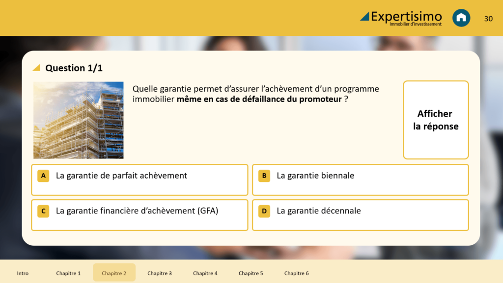 MODULE EXPERTISIMO-QUESTION-LA MANANE