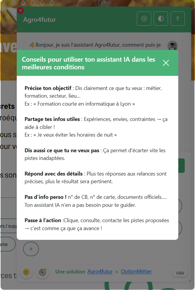 OPTION METIER COACH - GRO4FUTUR-LA MANANE